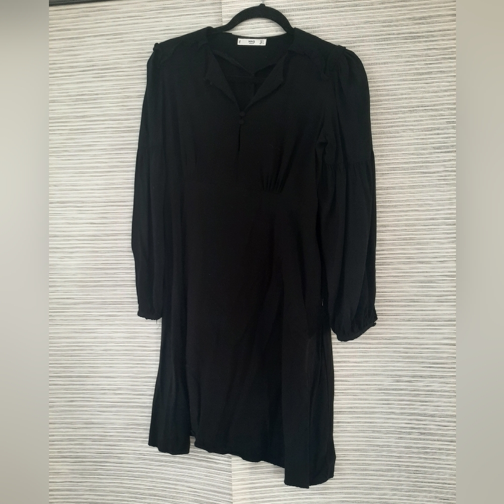 Mango Puff Long Sleeves Dress